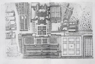 Il castello, i giardini e parte del parco a Verneuil, da 